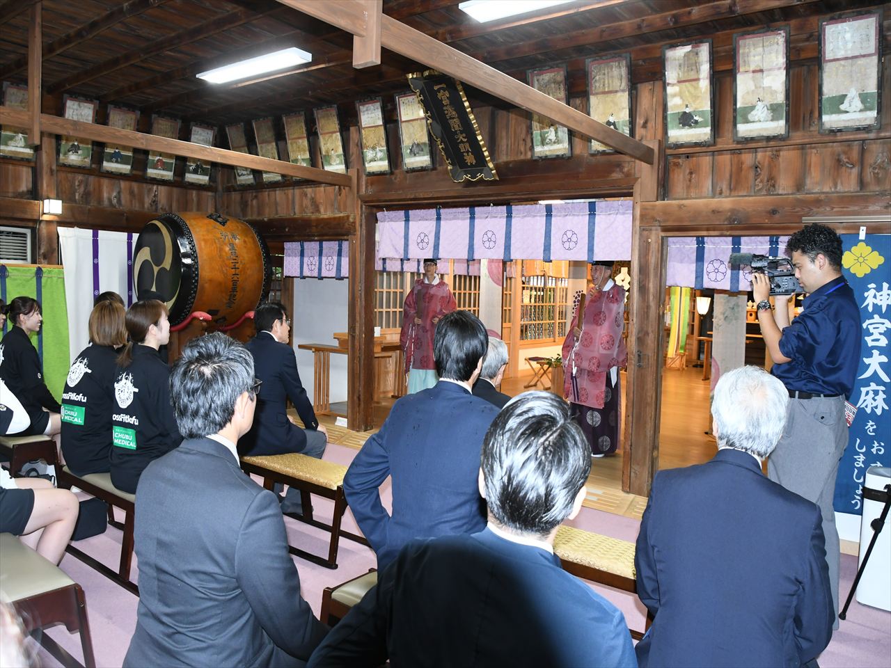 古屋宮司から有難い励ましのお言葉