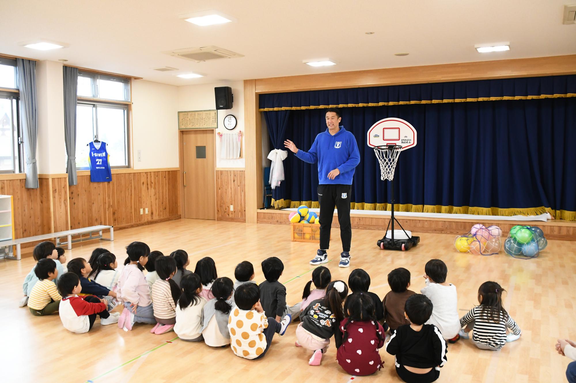 20251112竜王東保育園バスケットボール教室