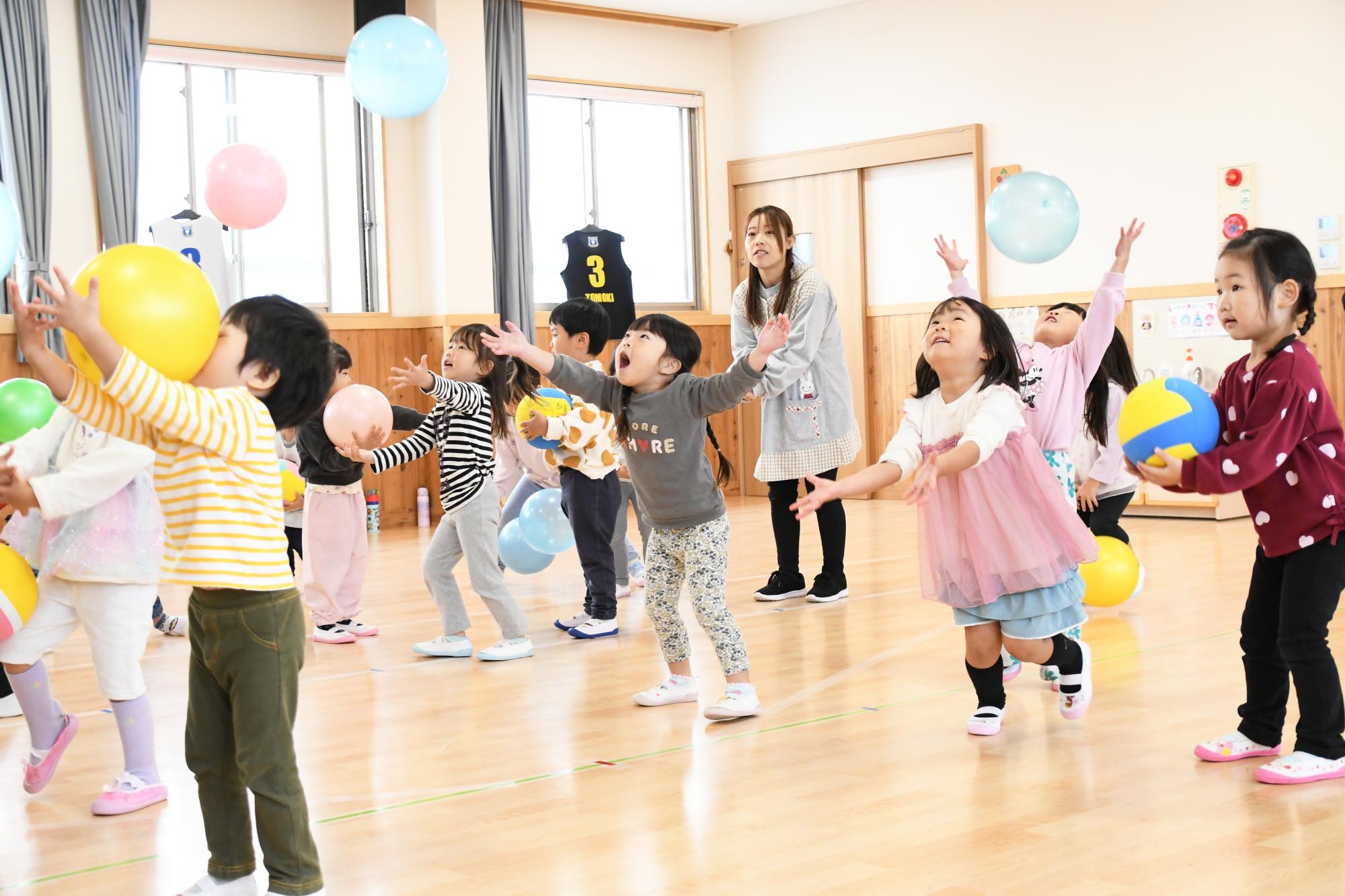 20251112竜王東保育園バスケットボール教室