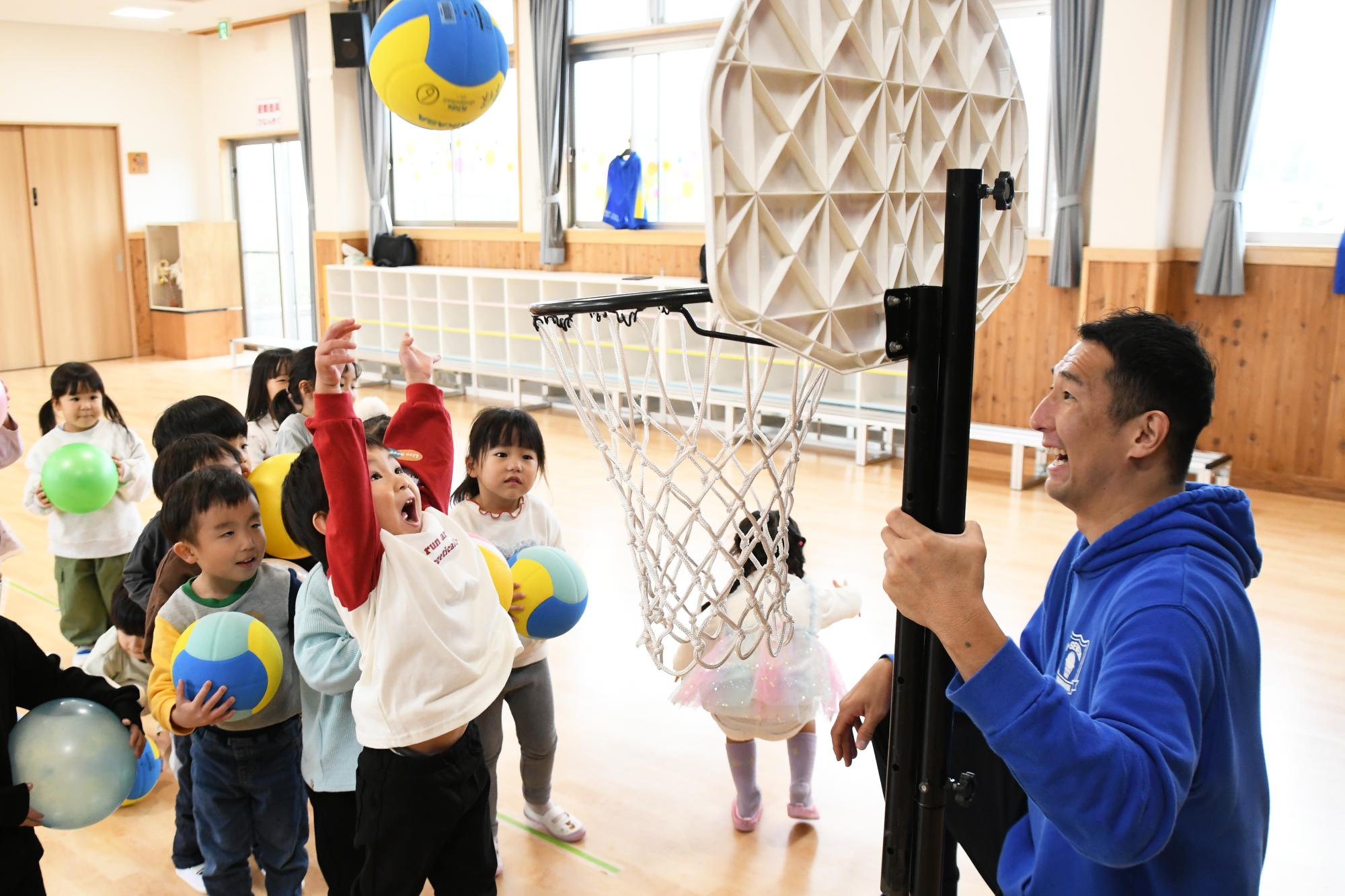 20251112竜王東保育園バスケットボール教室