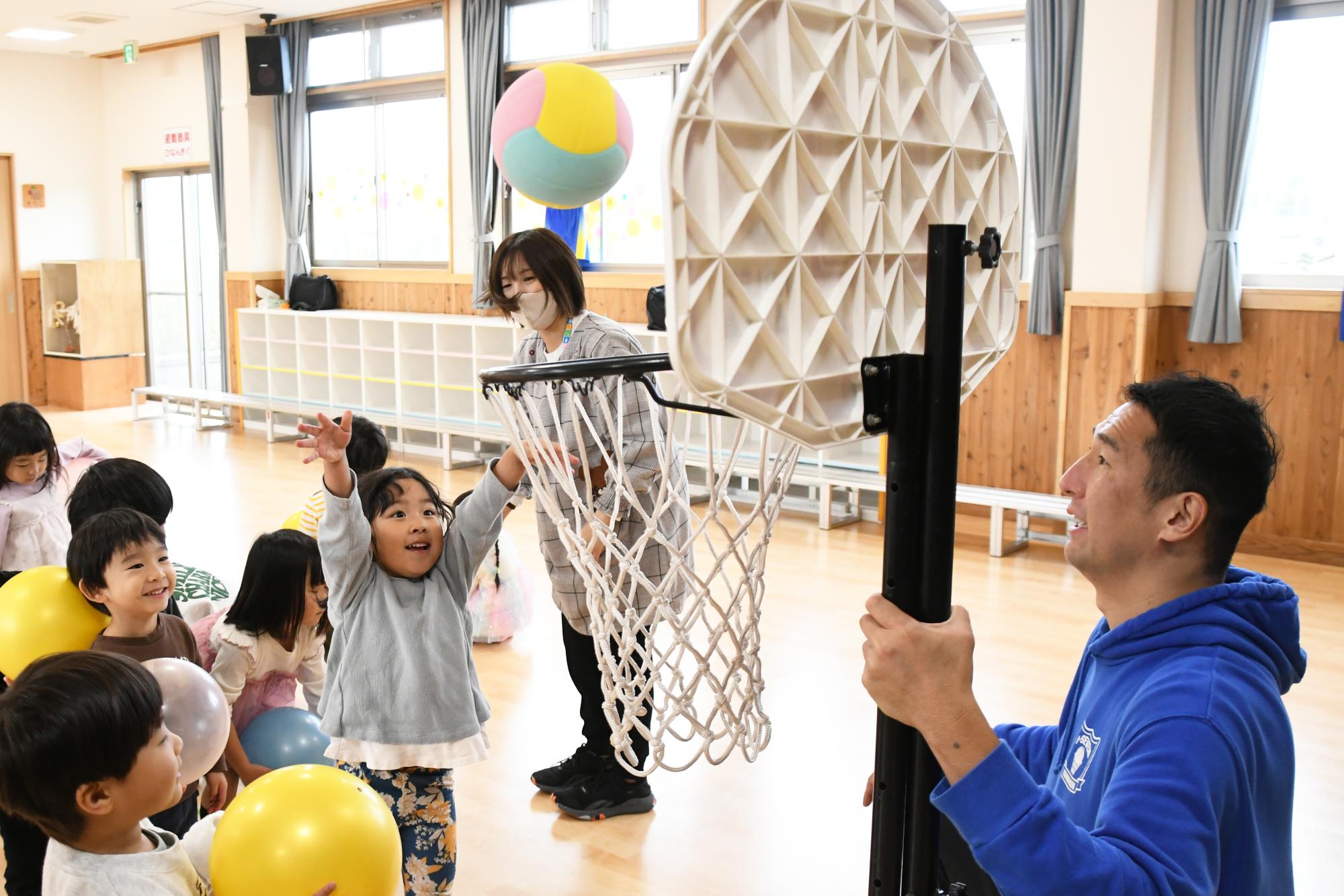 20251112竜王東保育園バスケットボール教室