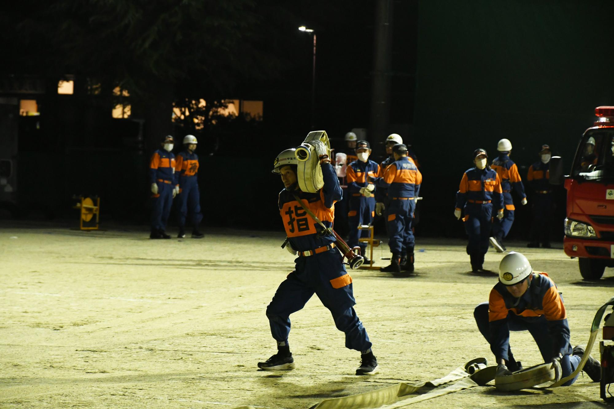 20251114市消防団訓練総見