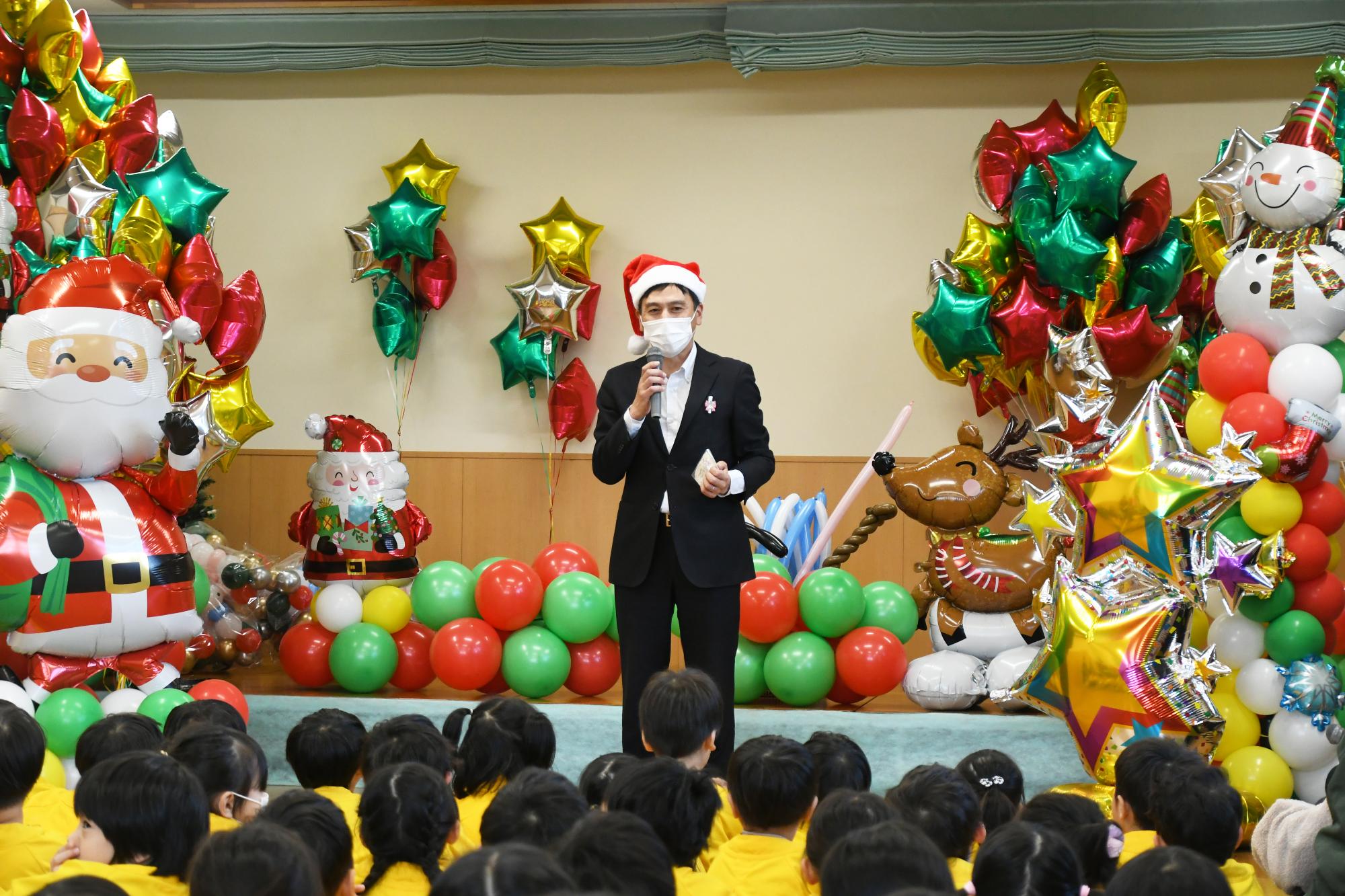 竜王北保育園バルーンがつないだ交流会