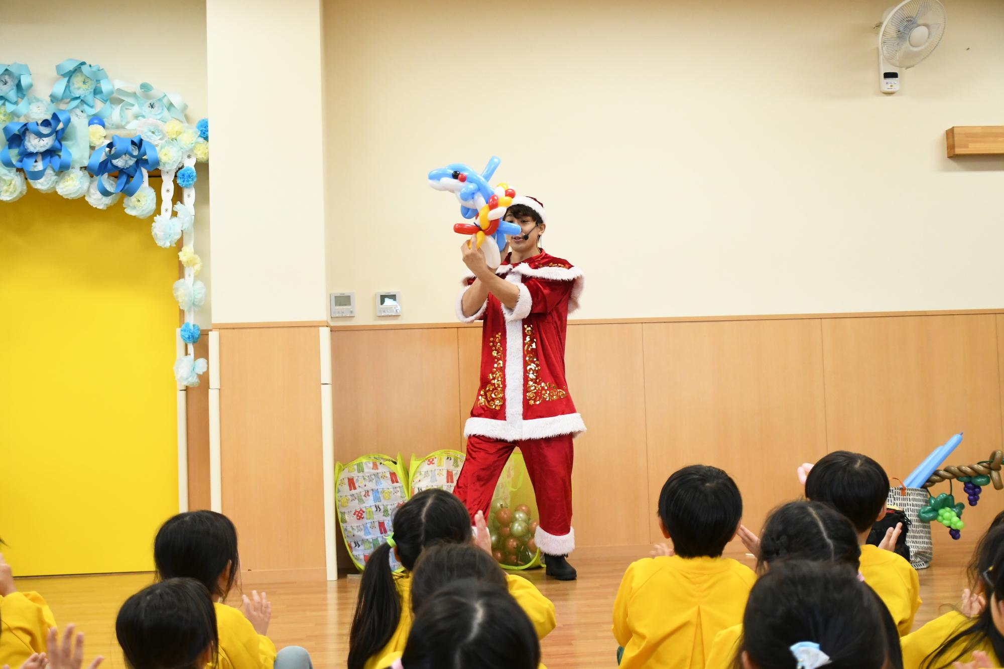 竜王北保育園バルーンがつないだ交流会