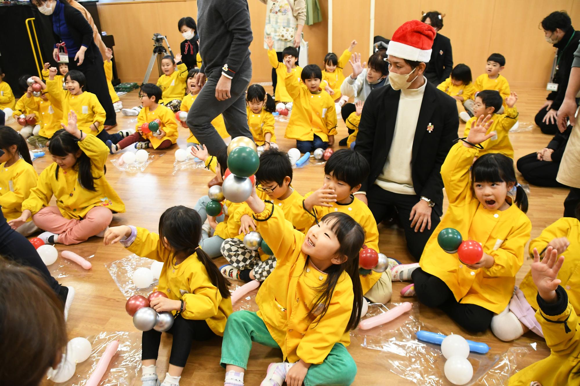 竜王北保育園バルーンがつないだ交流会