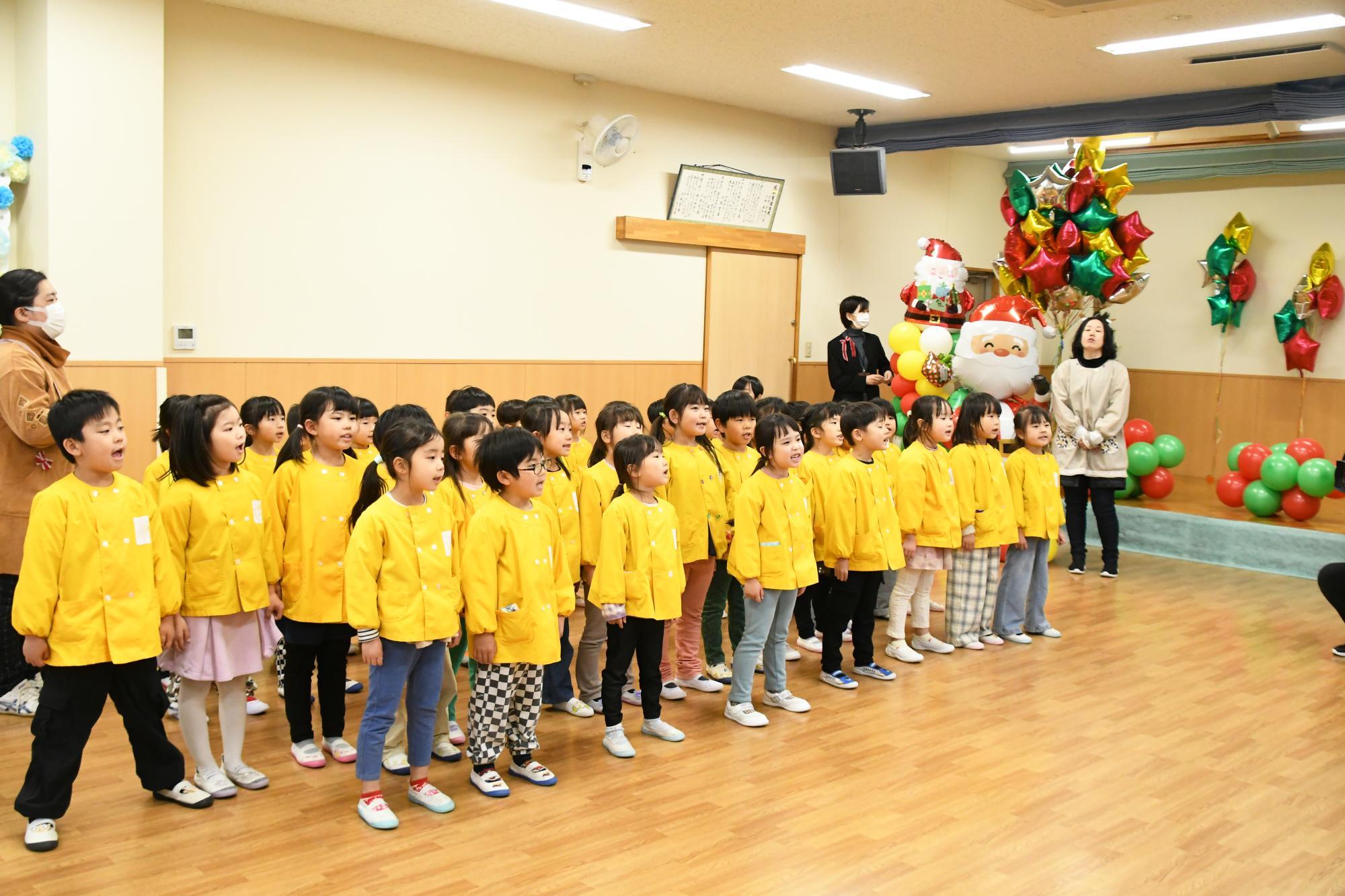 竜王北保育園バルーンがつないだ交流会