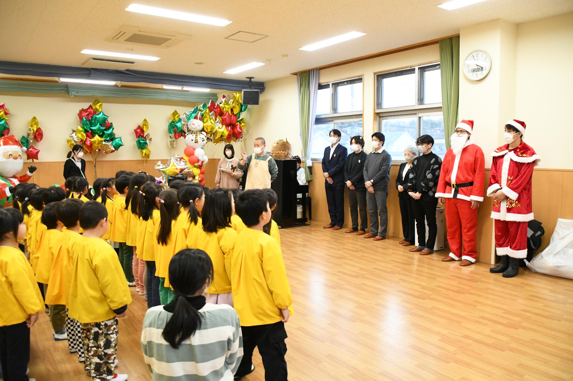 竜王北保育園バルーンがつないだ交流会