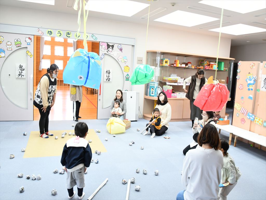 鬼退治で疲れたから午後はいっぱいお昼寝できるね！