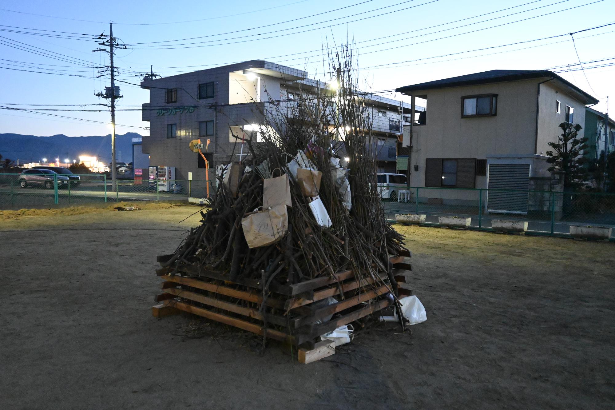 田中区どんど焼き