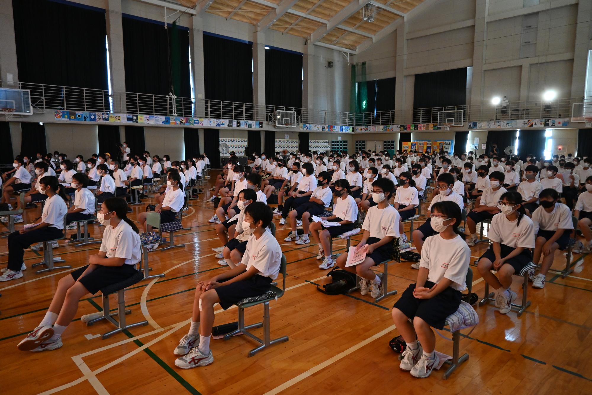 竜王北中学校紫龍祭（文化部門）