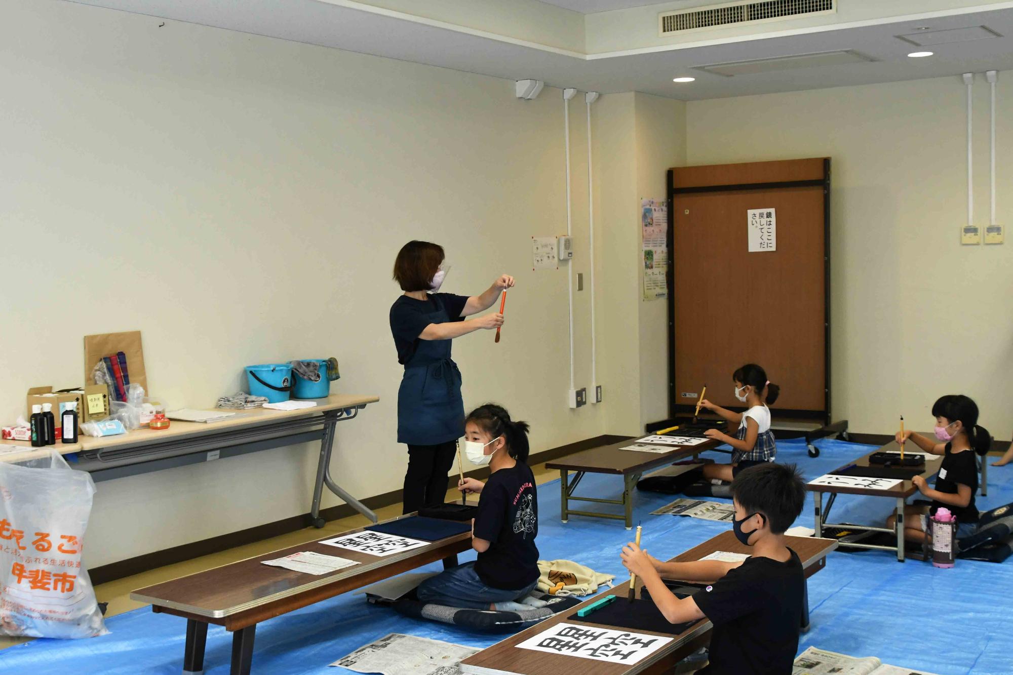 0731双葉公民館子ども書道講座