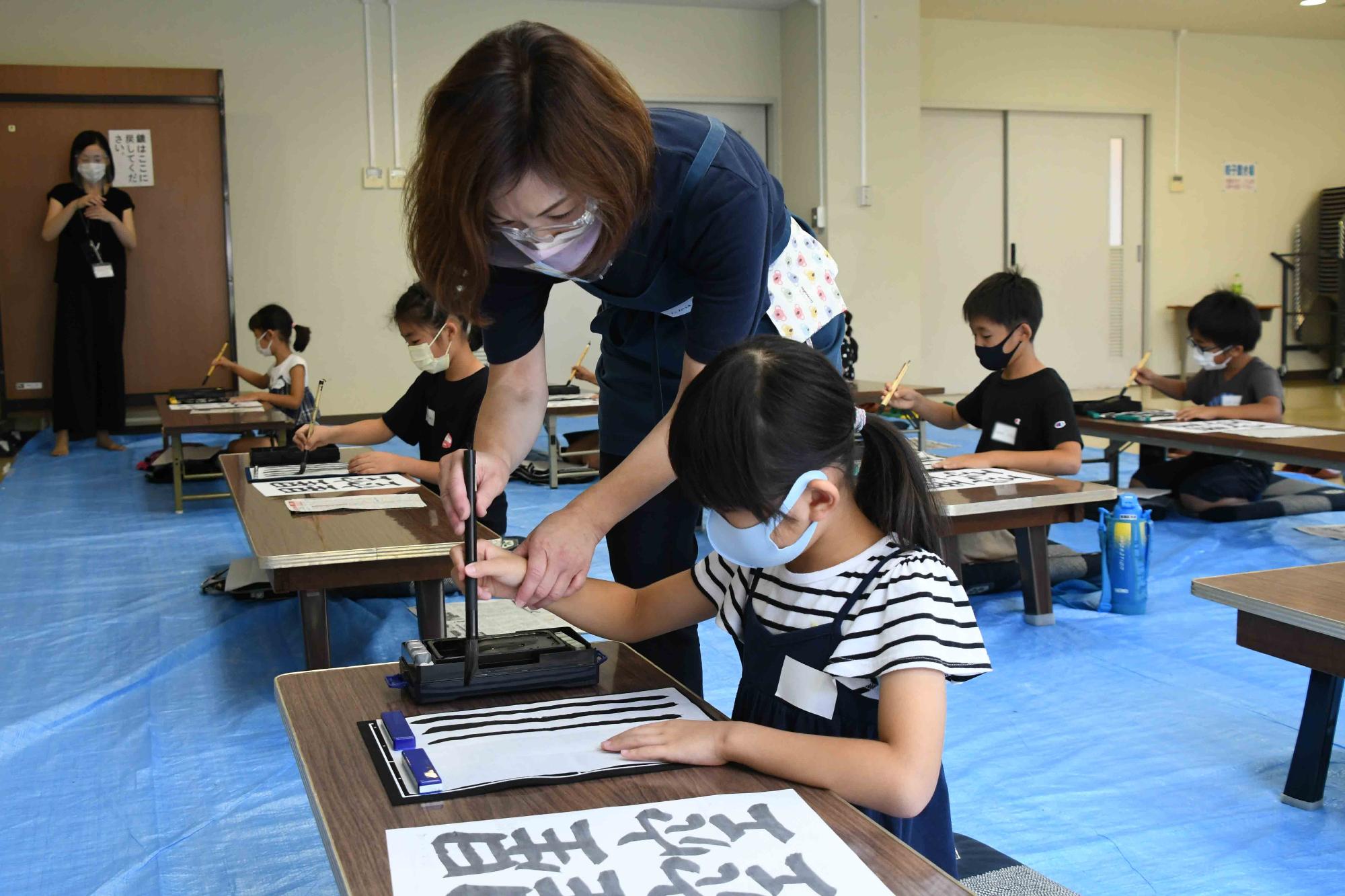 0731双葉公民館子ども書道講座