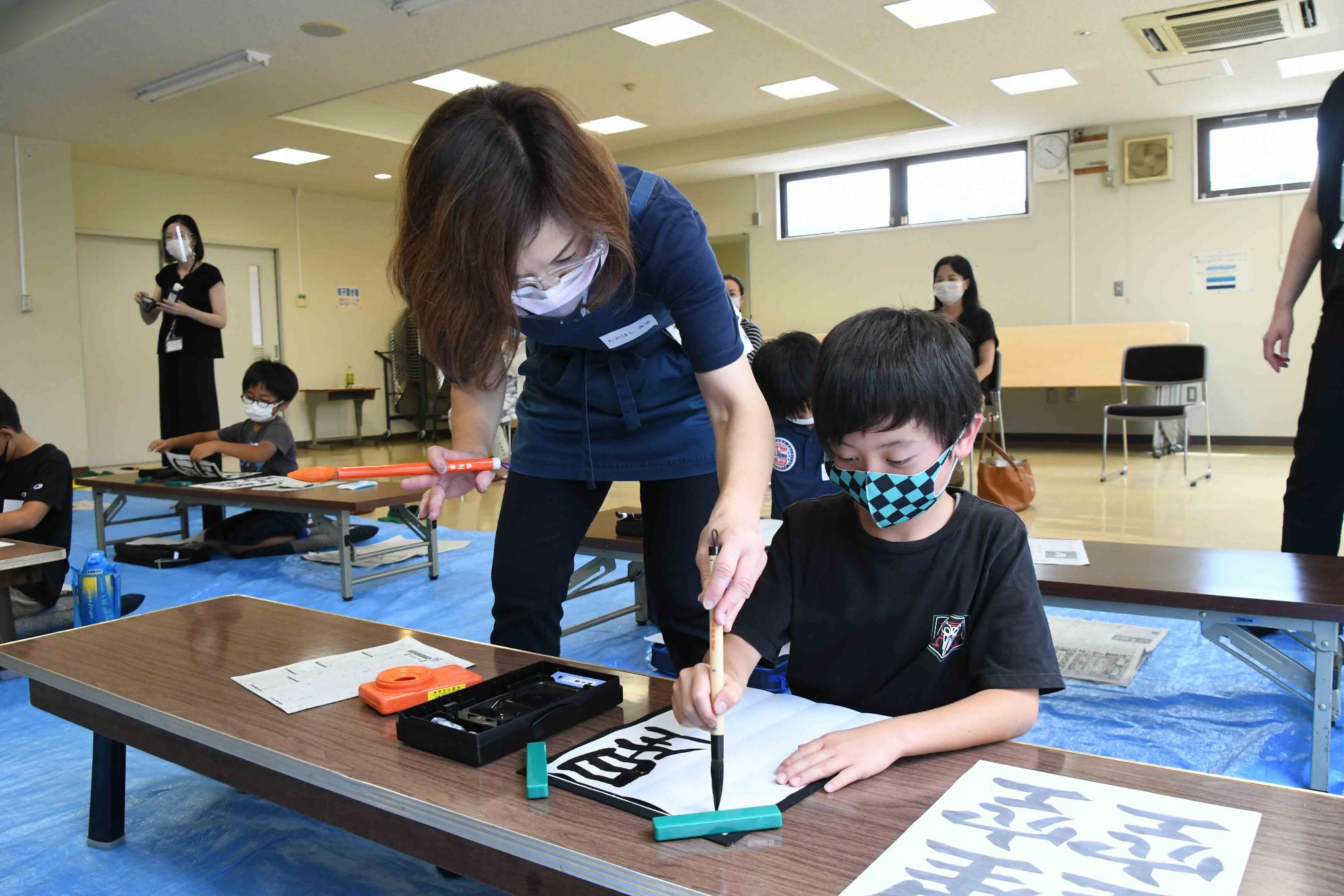 0731双葉公民館子ども書道講座