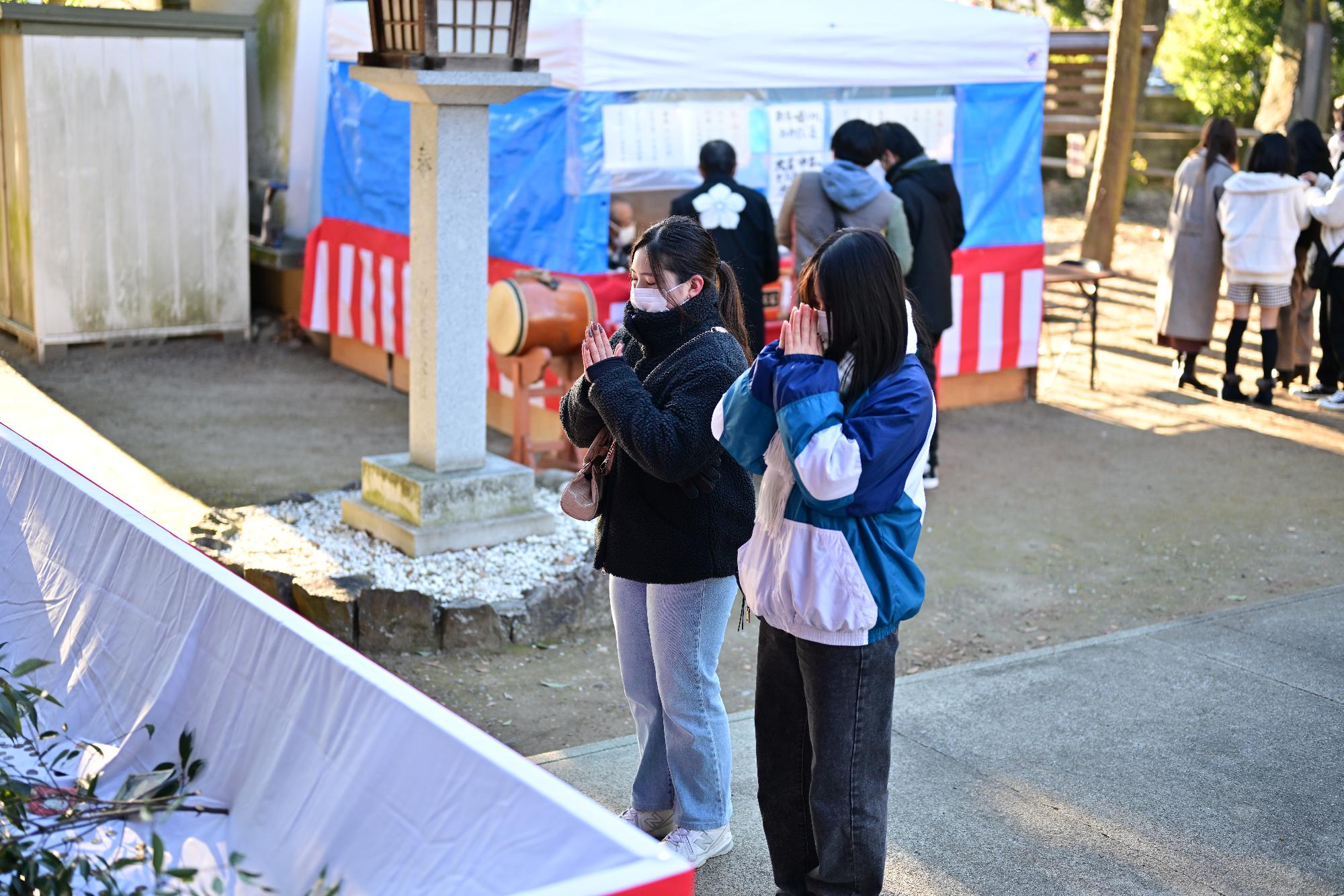 山縣神社初詣