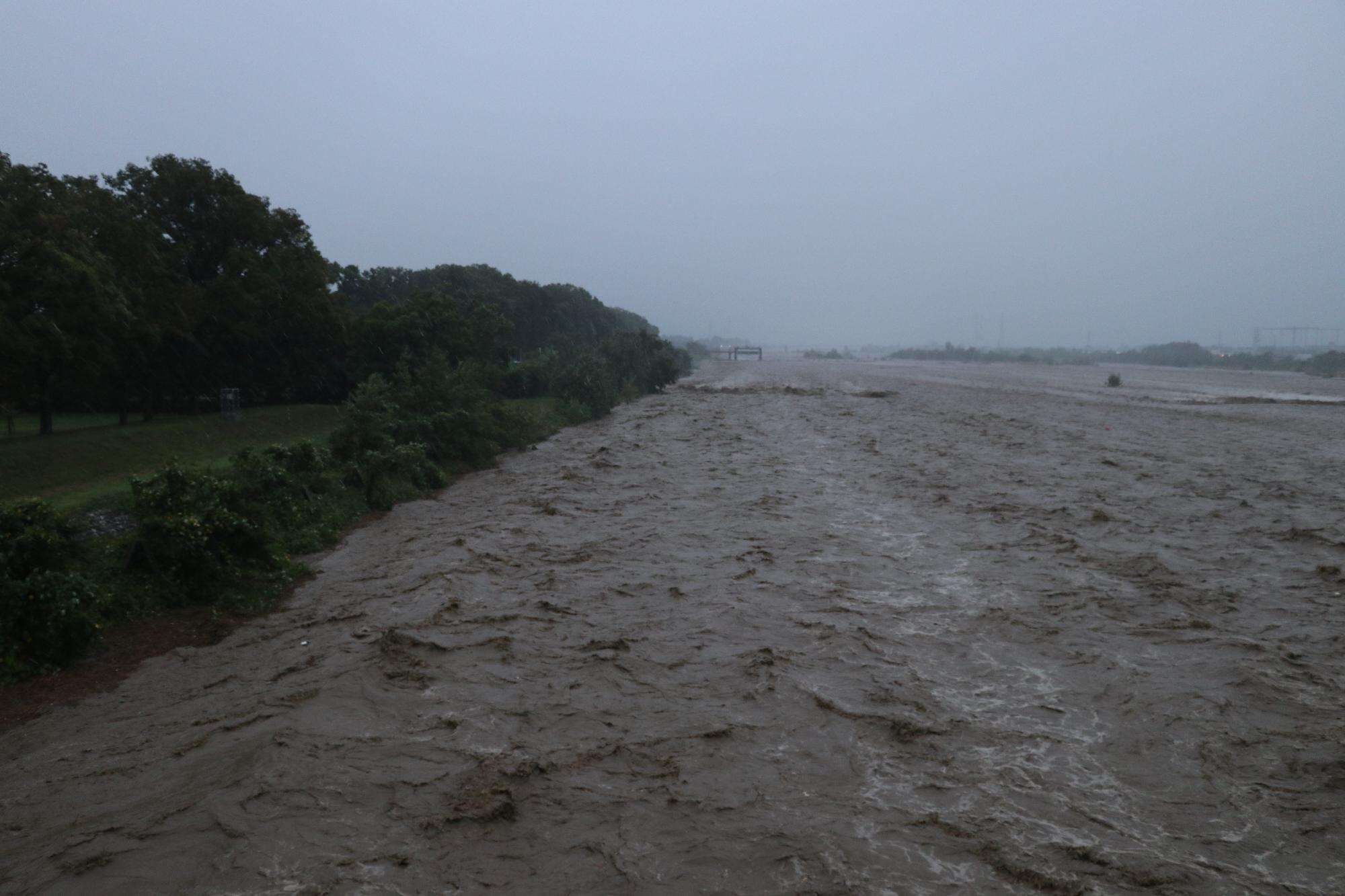 台風一過の様子 台風19号