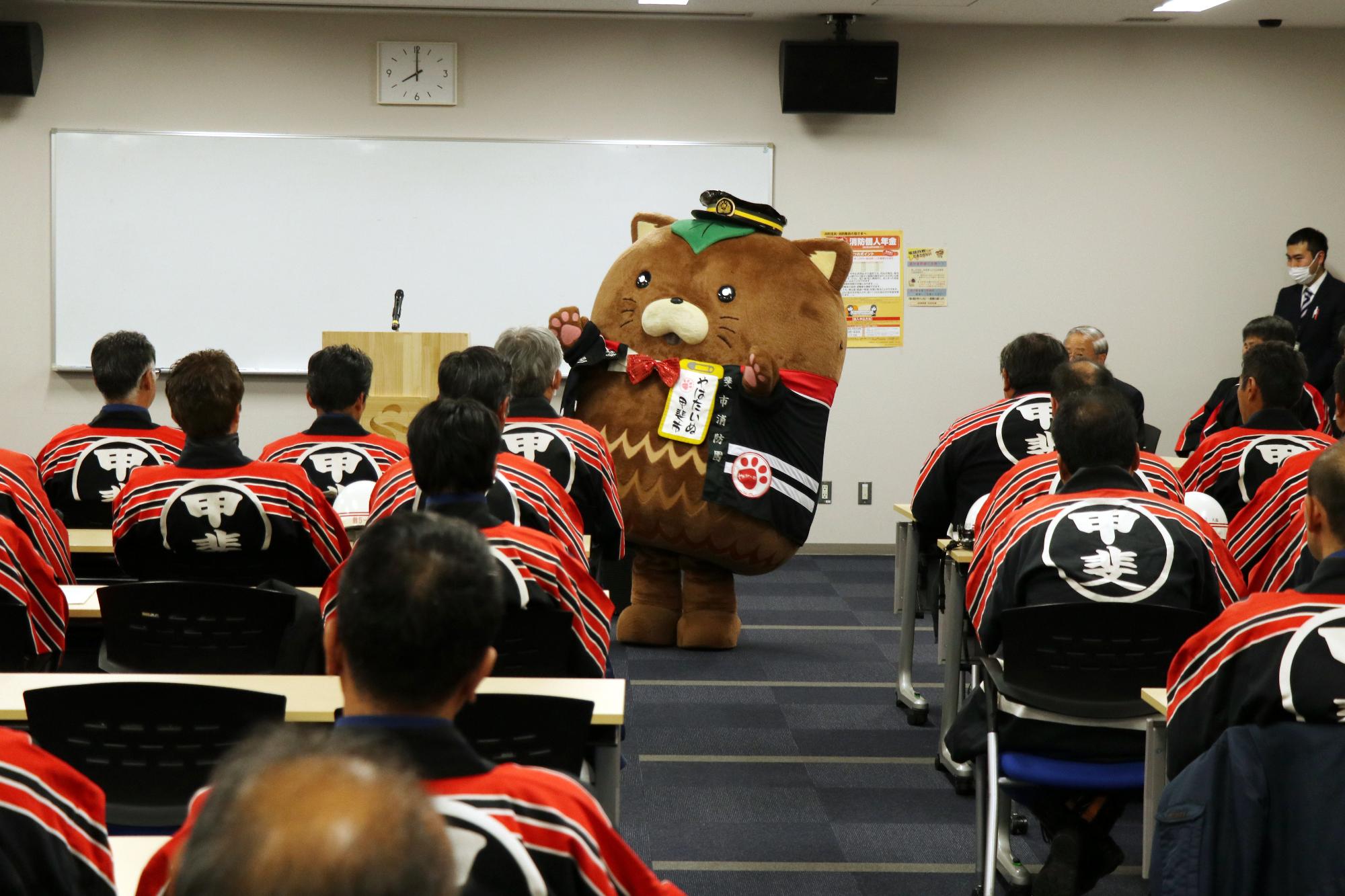 甲斐市消防団防火防犯診断パトロール