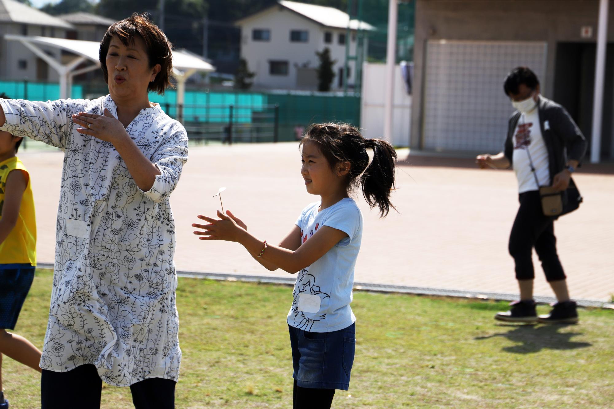 公園で初フライト