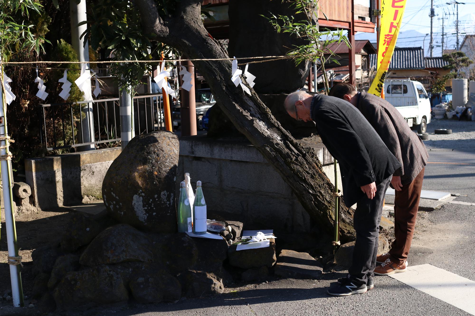 榎東西区道祖神祭とどんど焼き