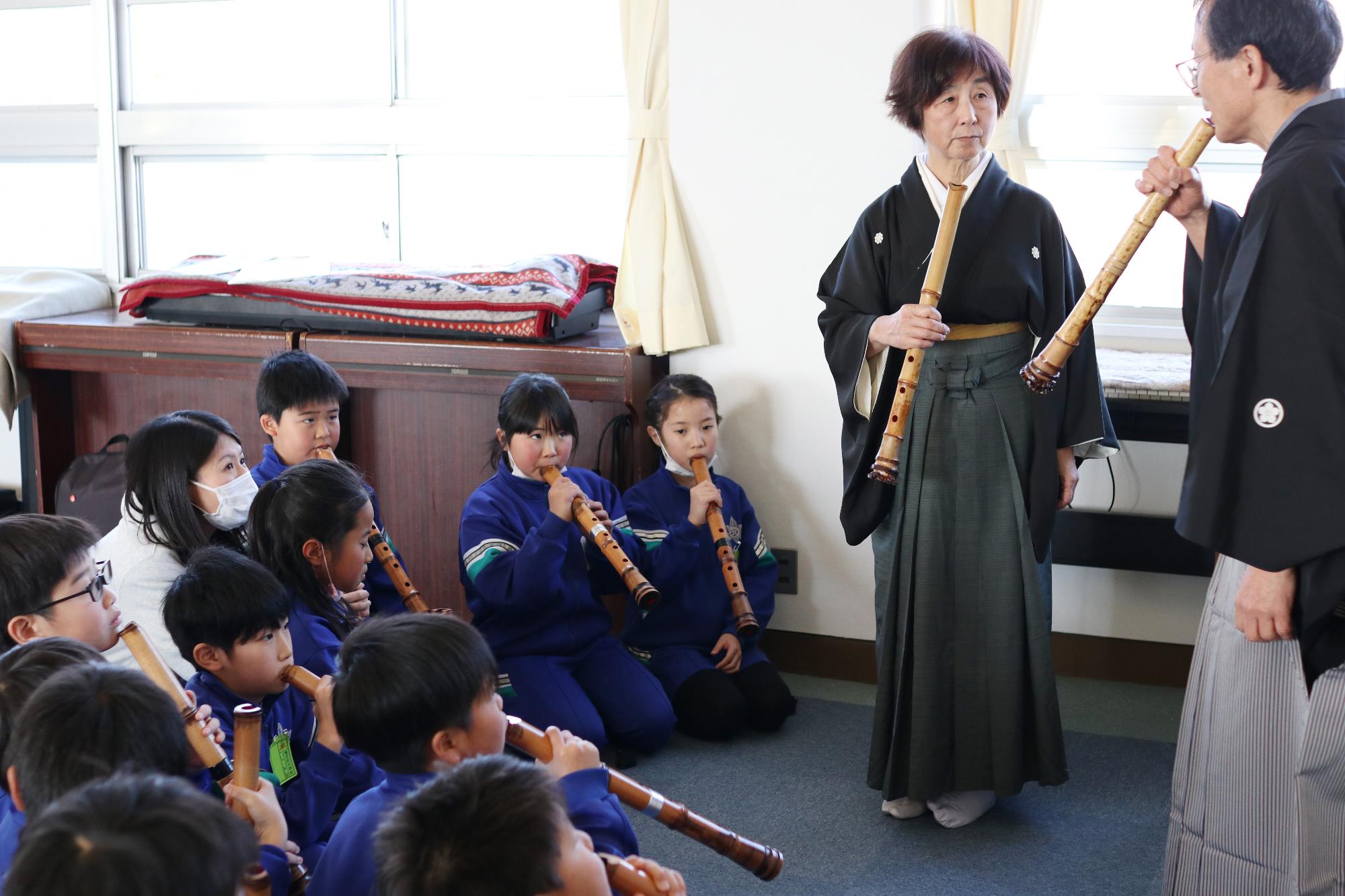 竜王北小学校和楽器かんしょう会