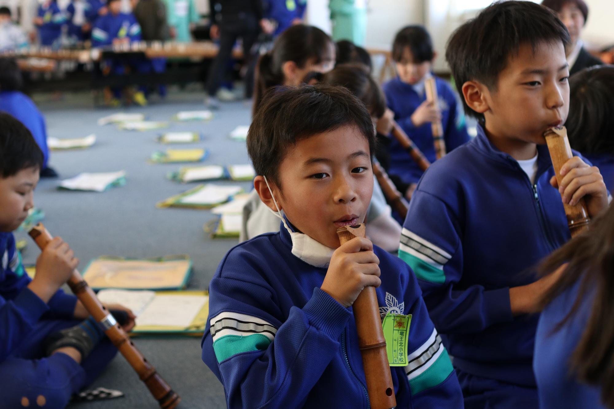 竜王北小学校和楽器かんしょう会