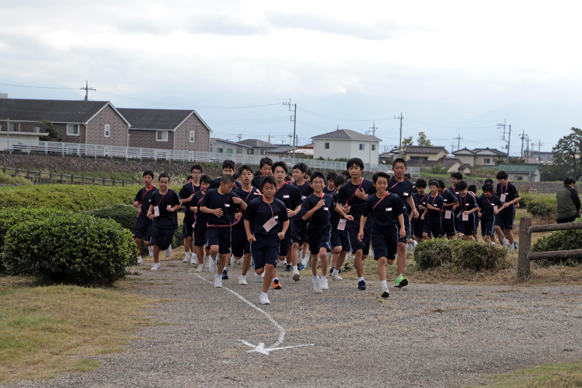 敷島中学校競歩大会