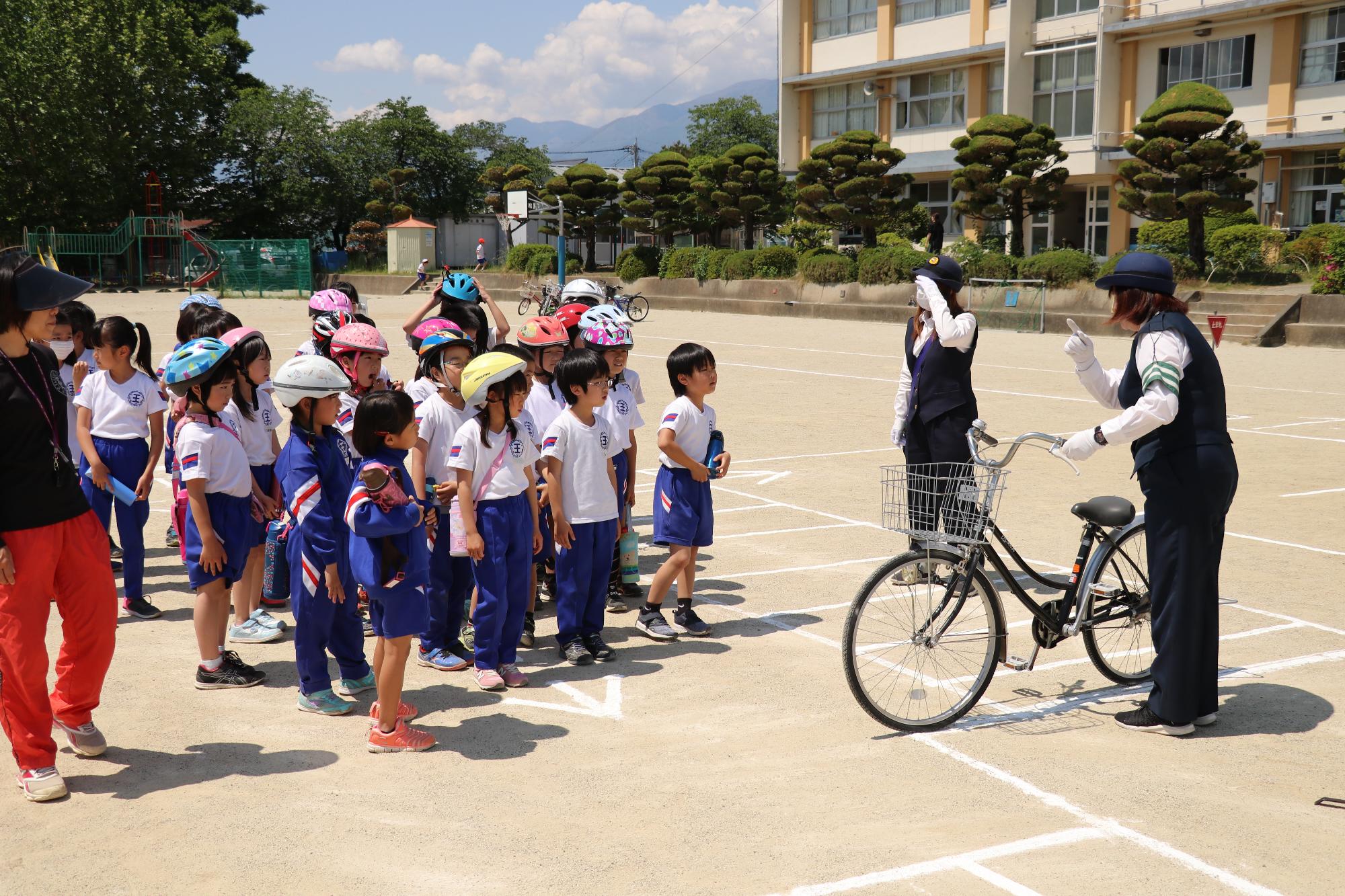 竜王小学校交通安全教室