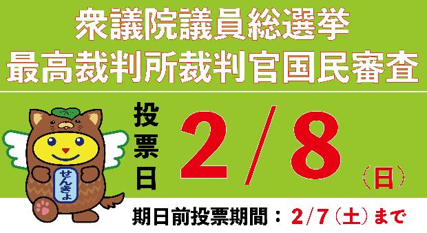 衆議院議員総選挙バナー