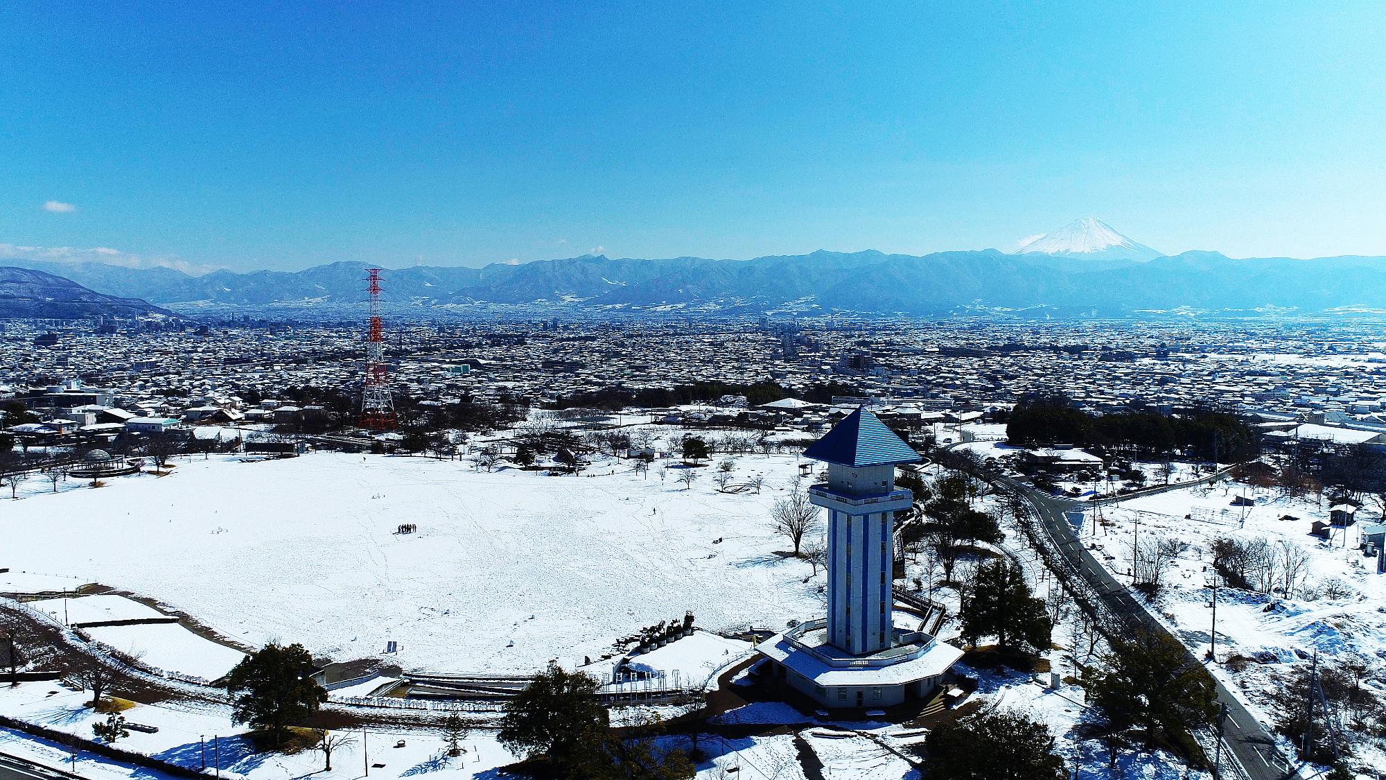 ドラゴンパークの雪景色