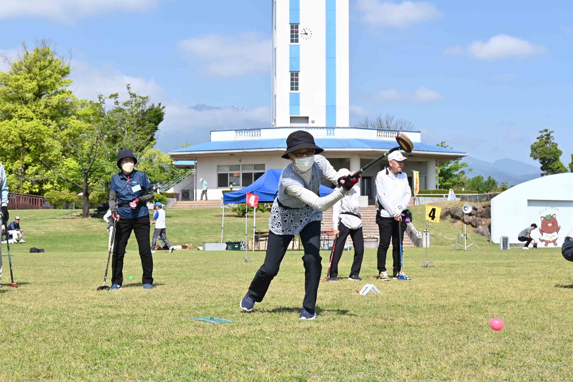 市民親善グラウンドゴルフ大会0822
