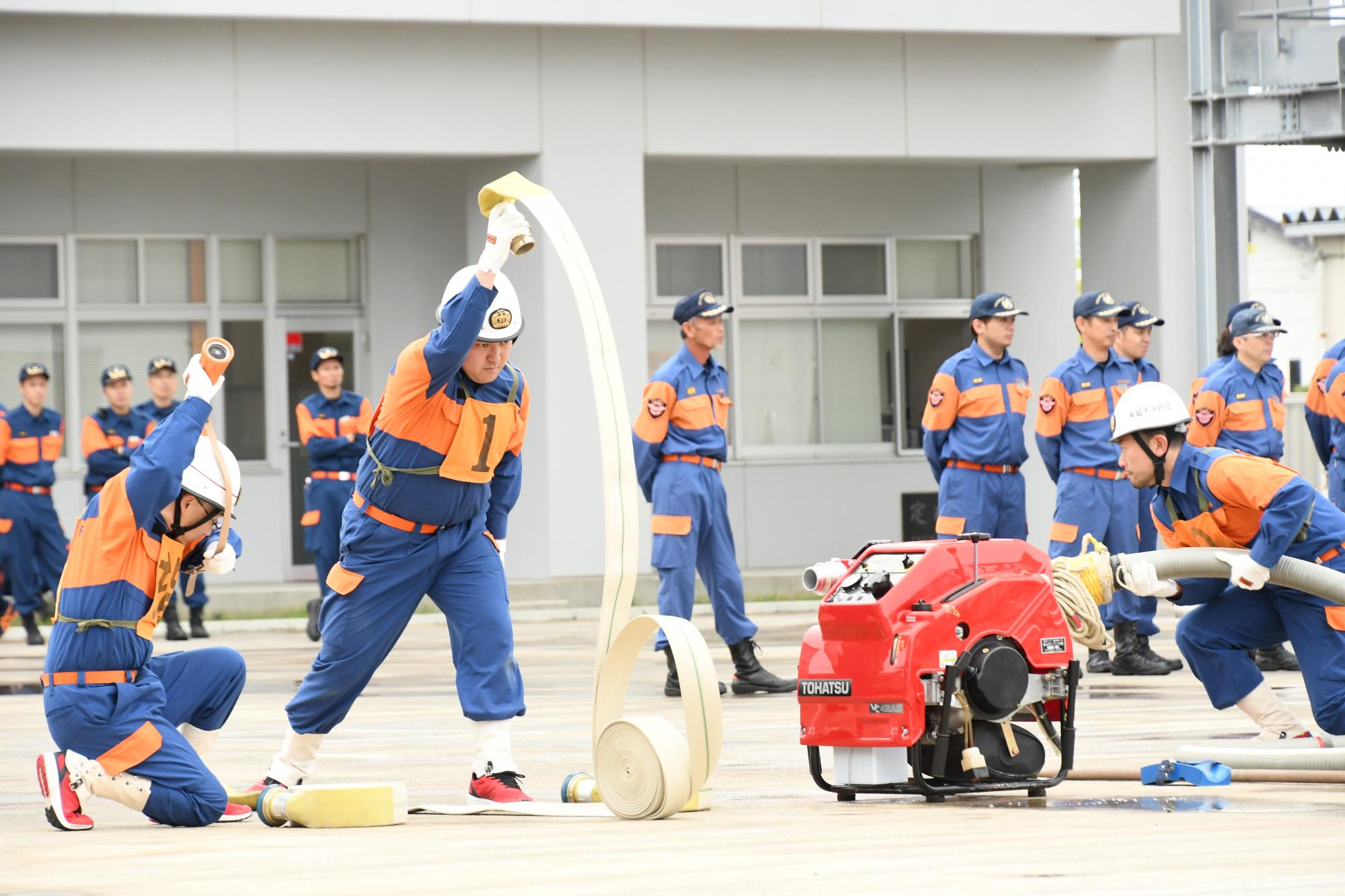 訓練大会の様子