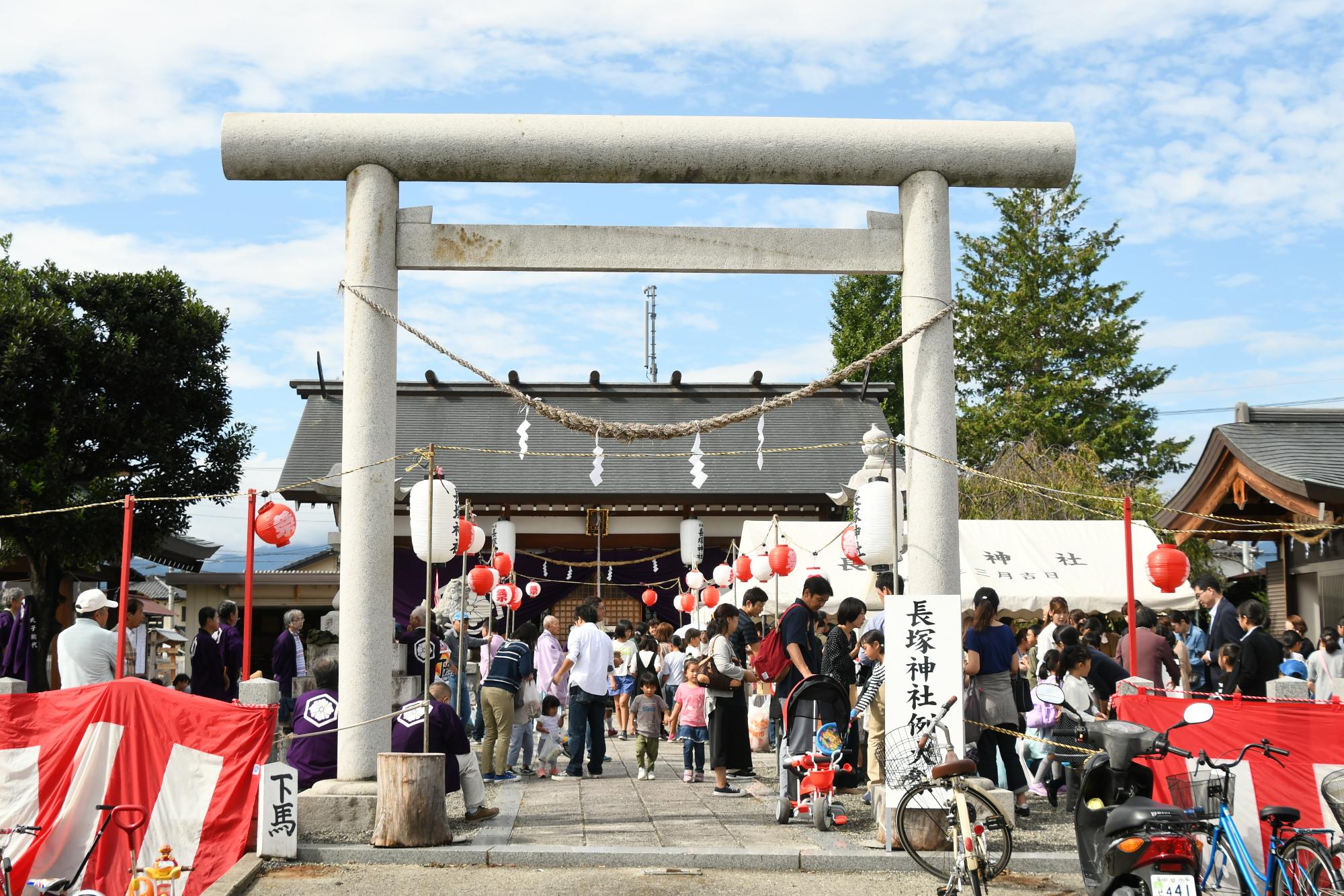 例大祭の様子