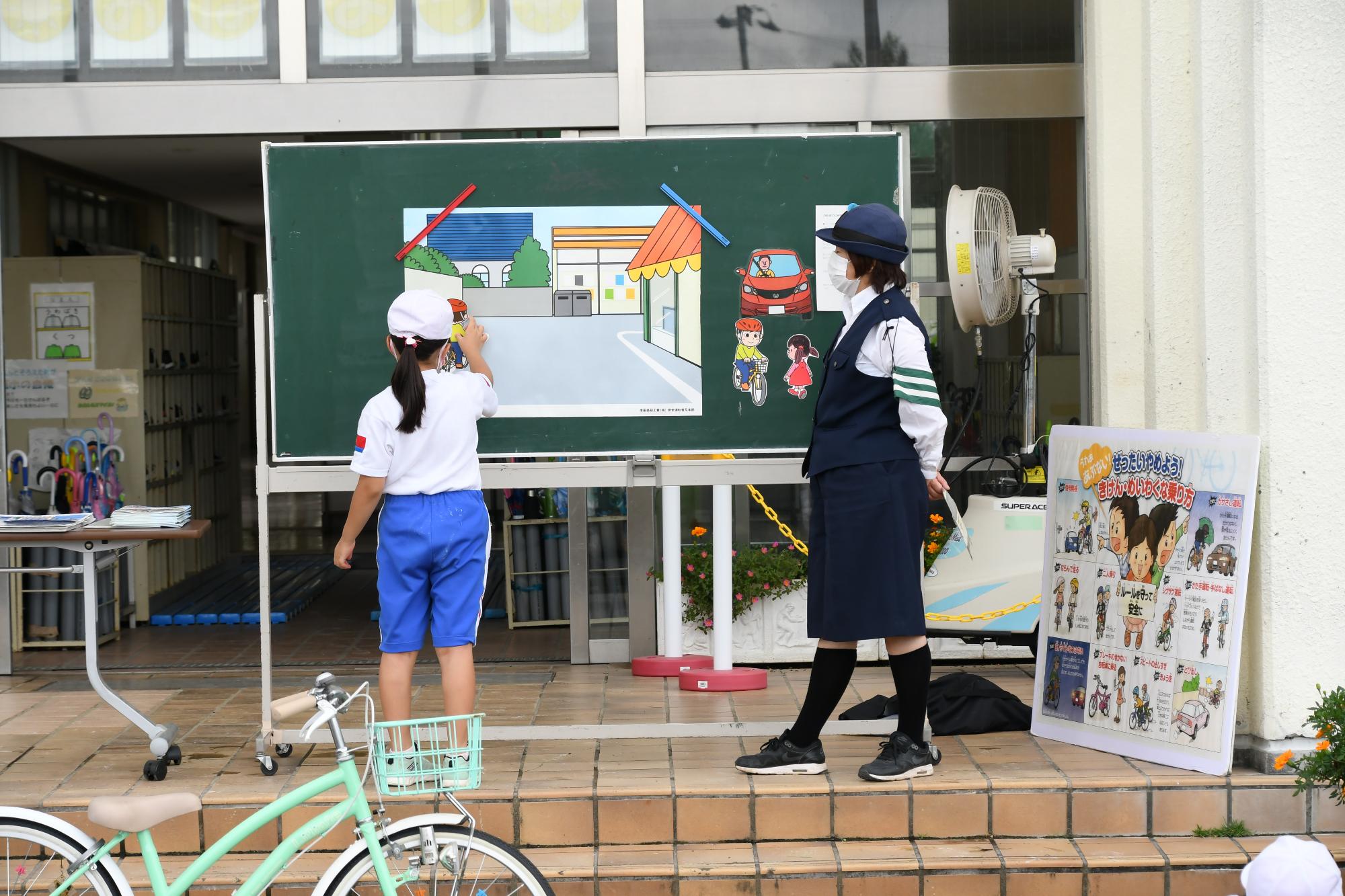 竜王西小学校自転車教室2