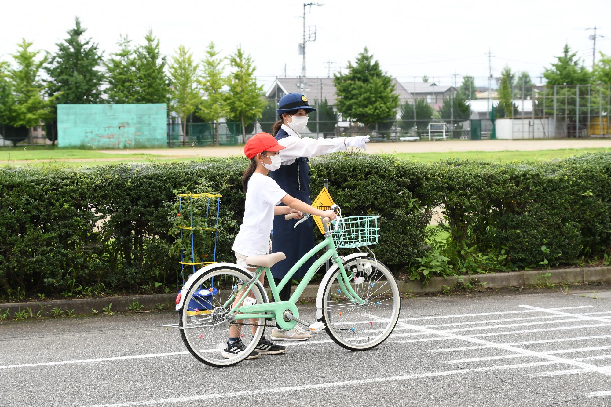 竜王西小学校自転車教室4