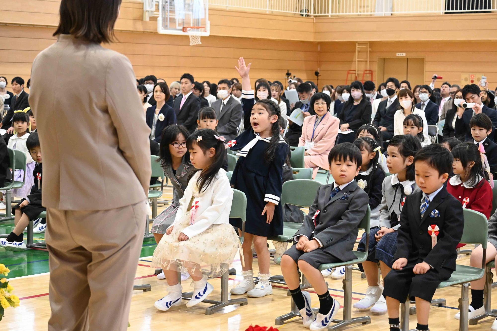 敷島南小入学式7793