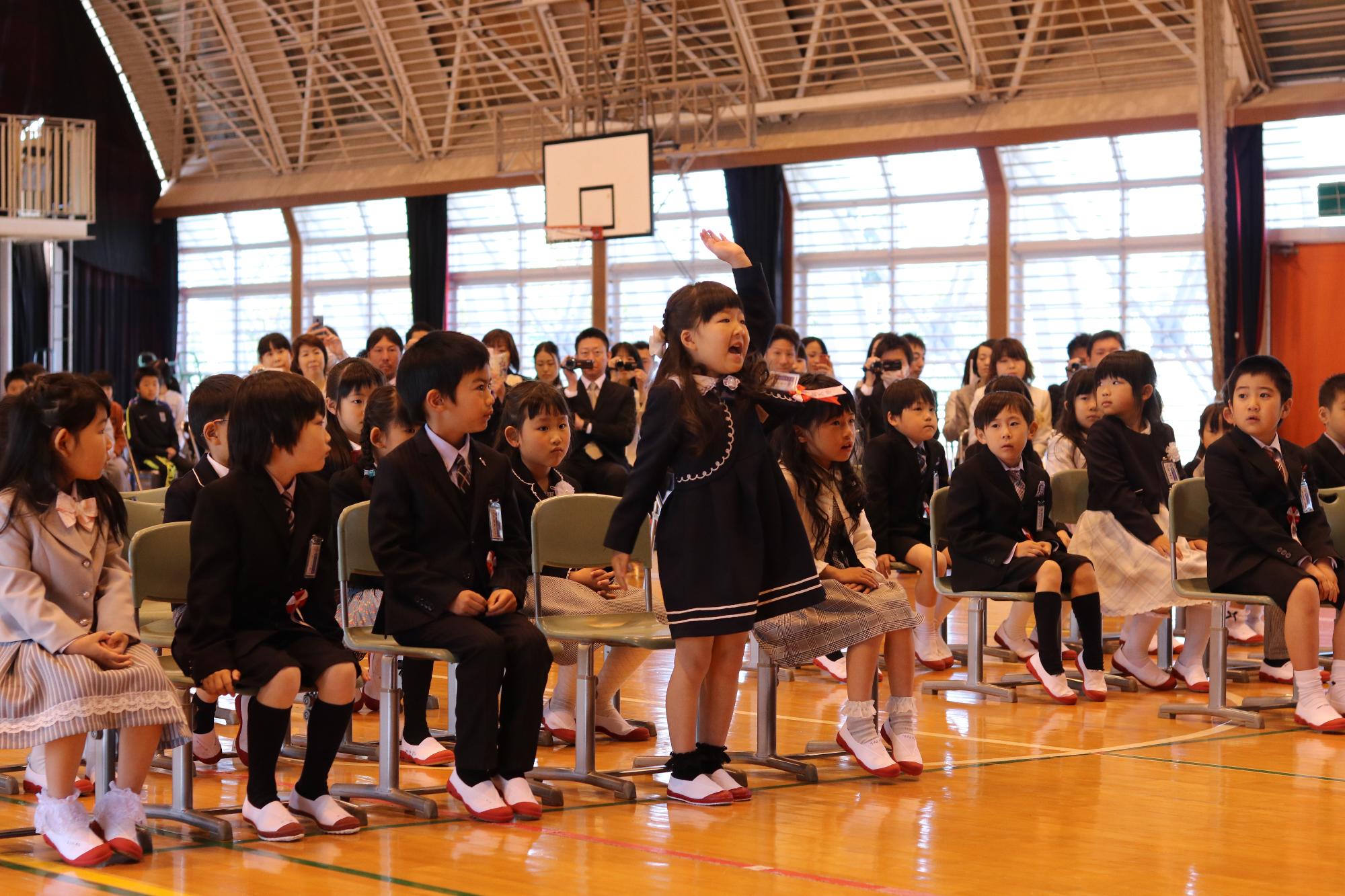 敷島北小学校入学式