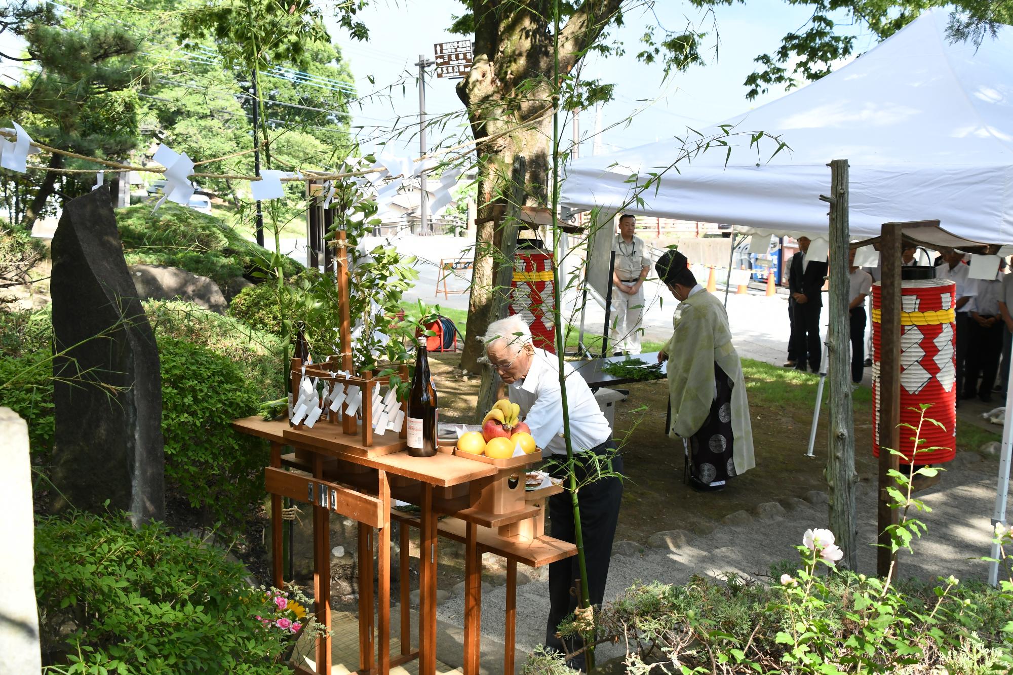 水神祭の様子