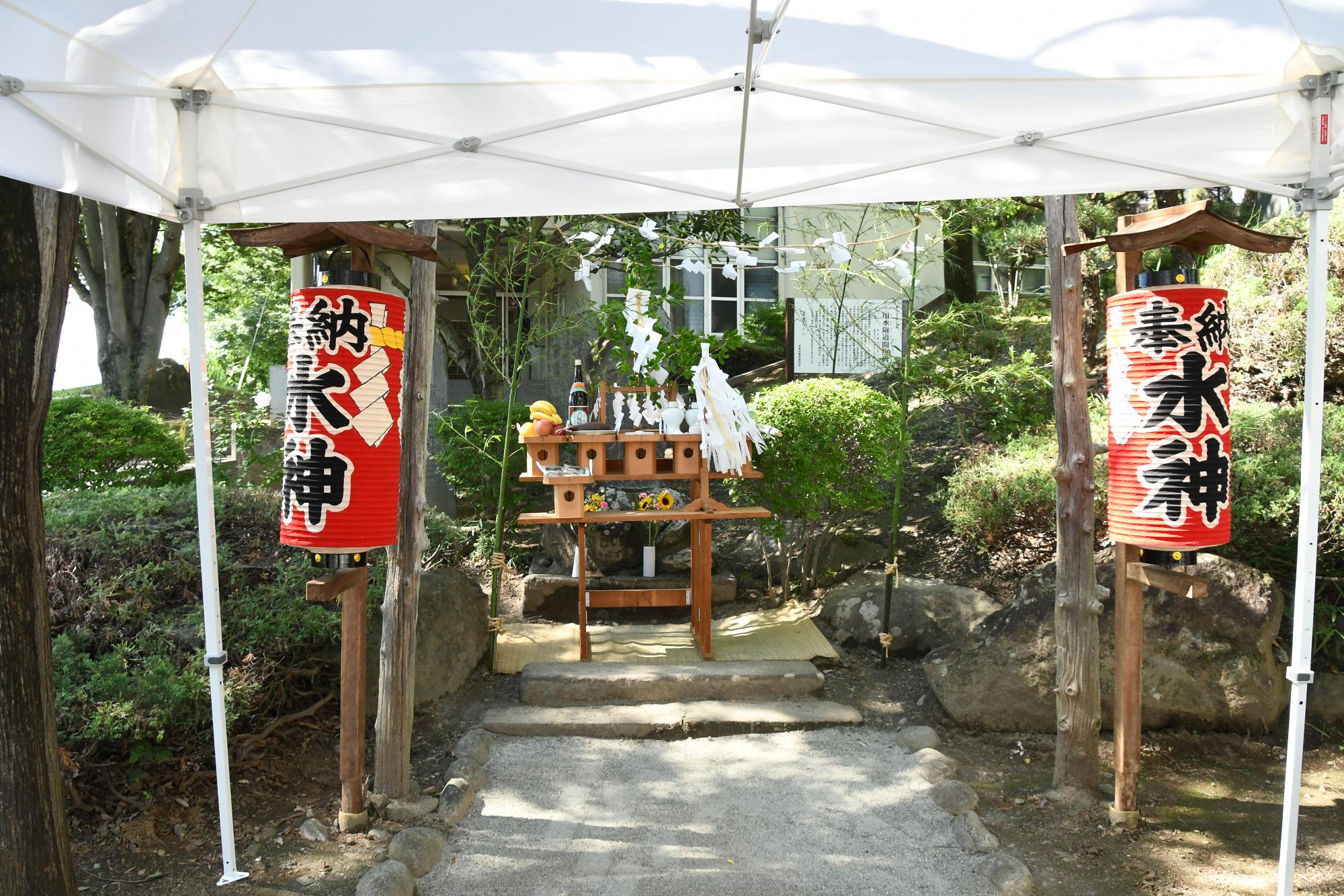 水神祭の様子