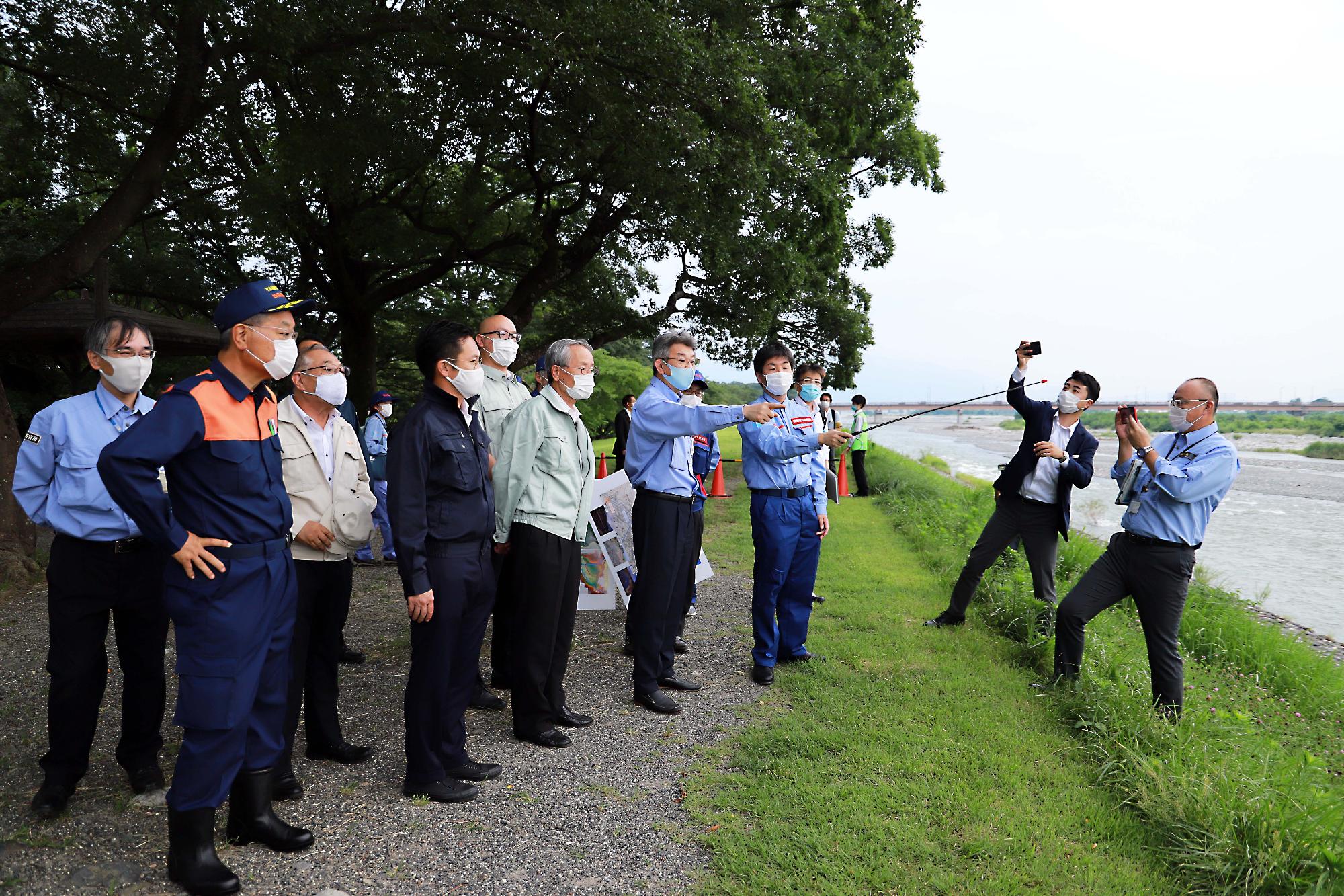 武田大臣視察