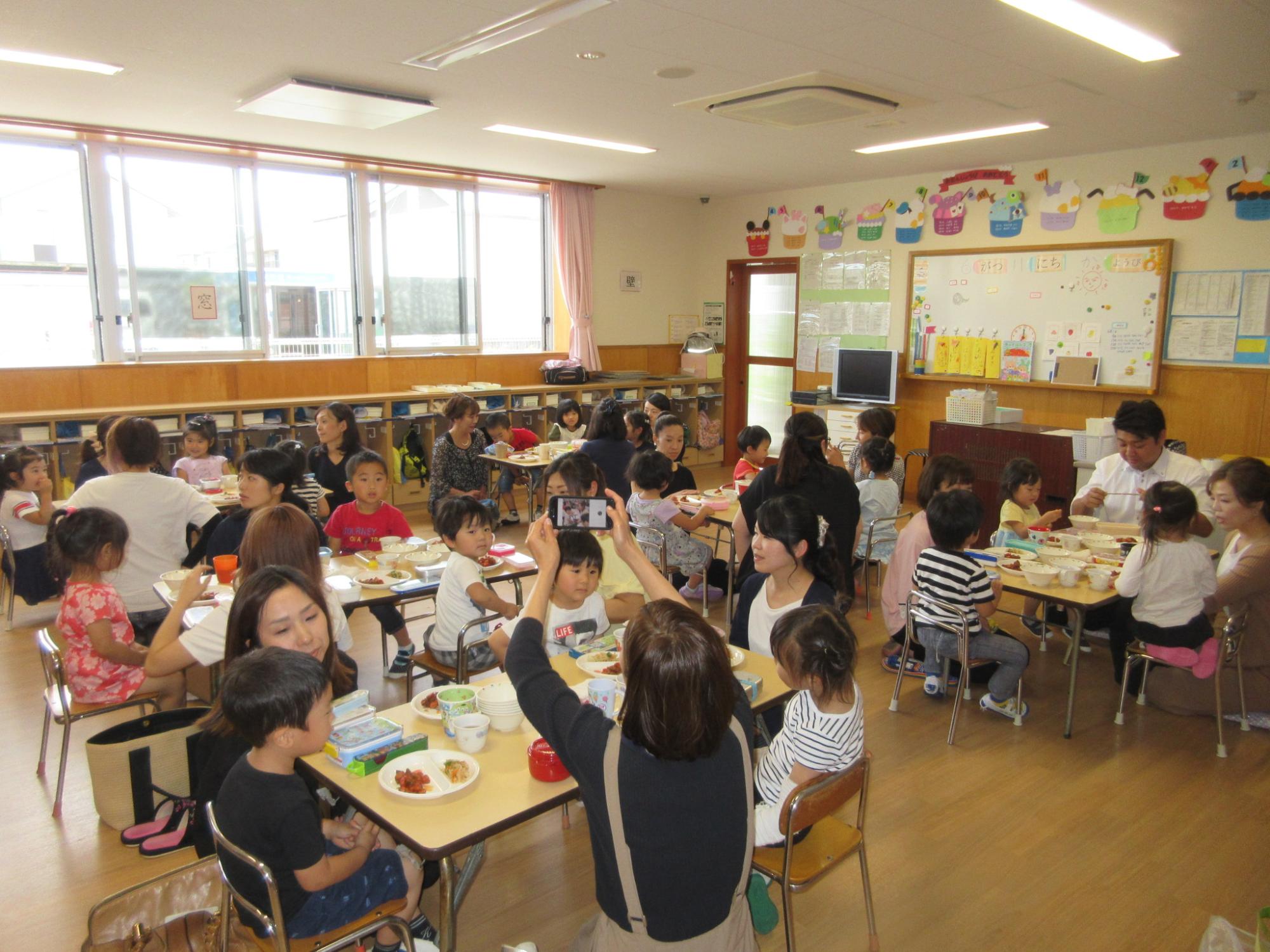 あお組試食会の写真