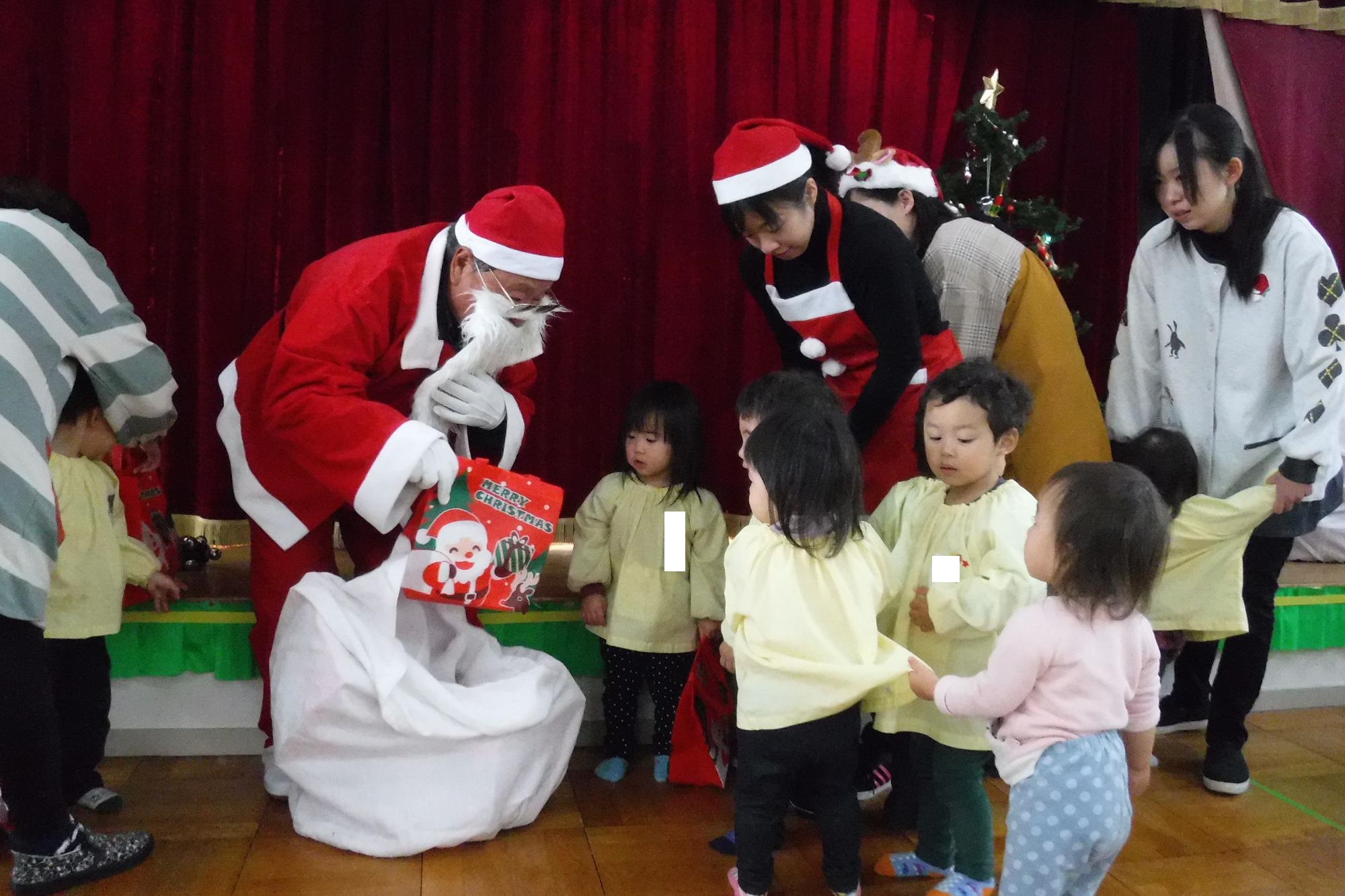 クリスマス会の写真