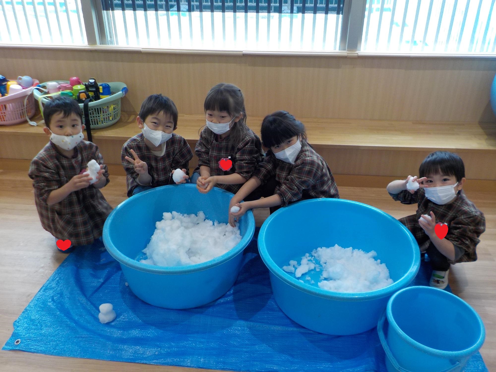 年中雪遊びの写真