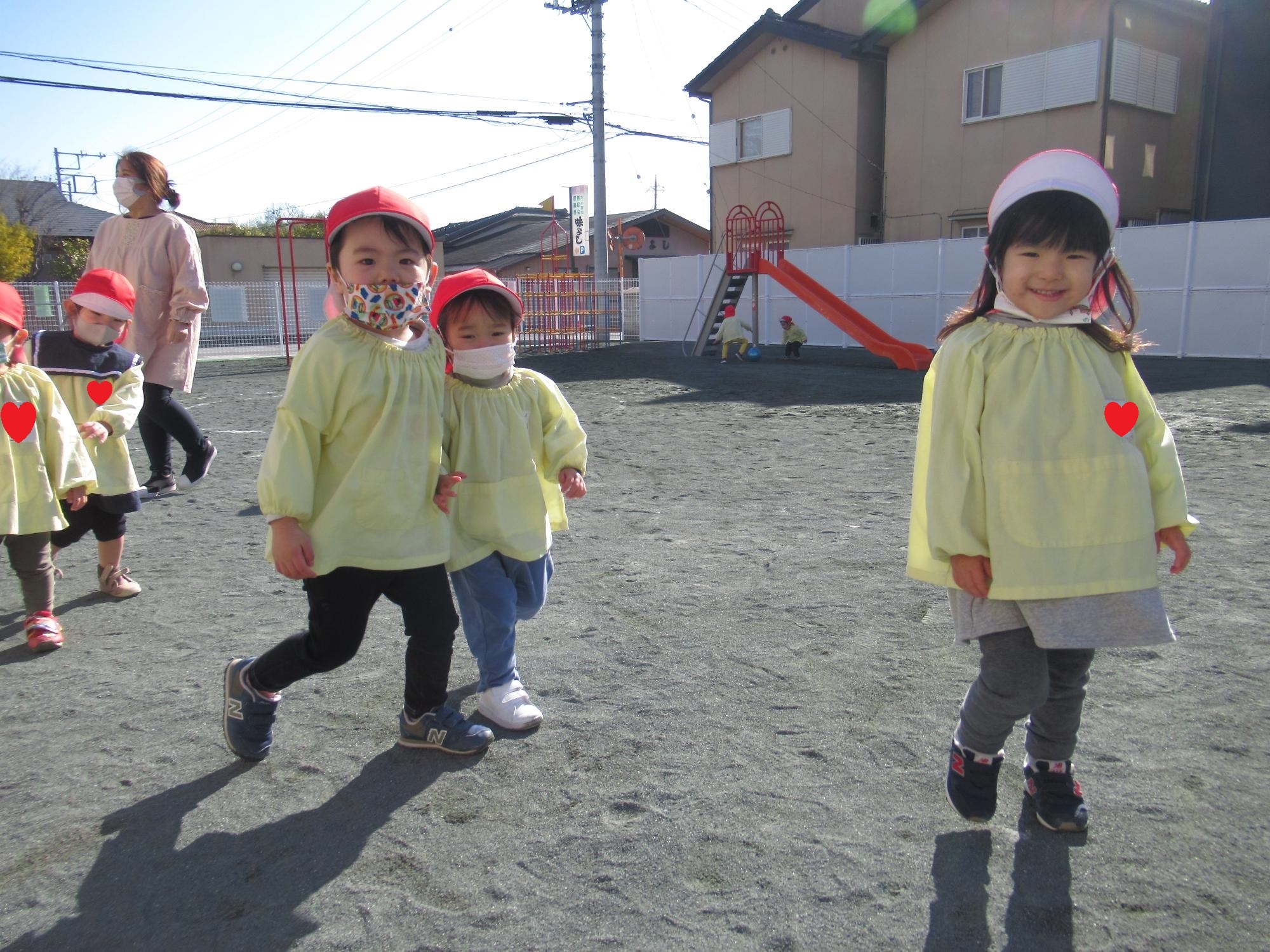 外遊びの写真