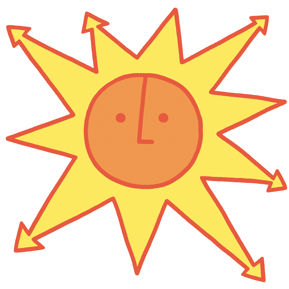 ギラギラ太陽