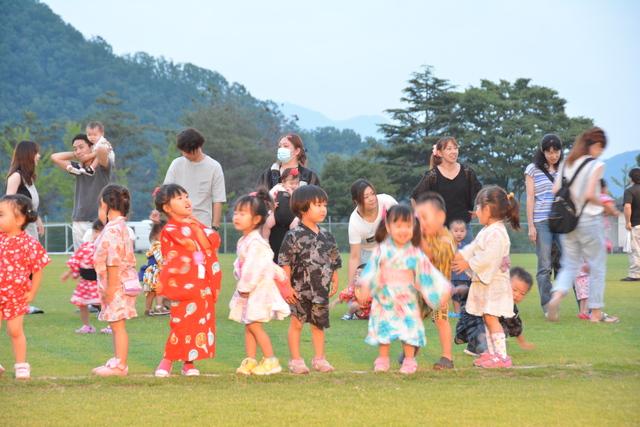 松島・敷島保育園合同「夕涼み会」の様子の写真7