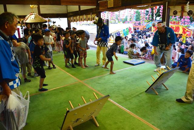 八幡神社祭典の様子の写真3