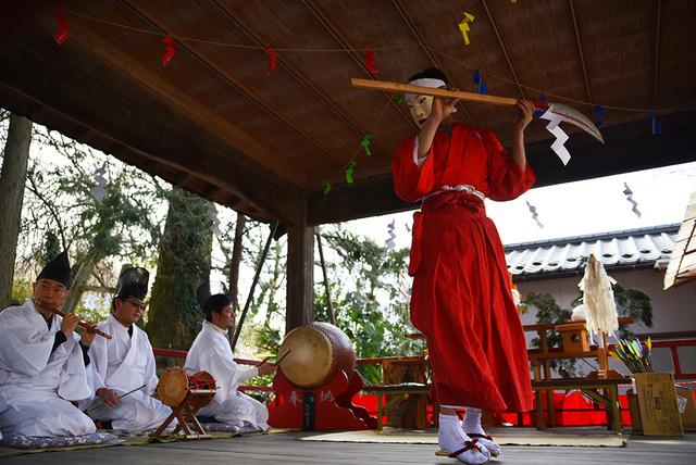 大久保太太神楽の様子の写真2