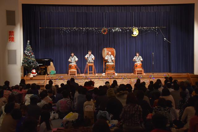 (写真)「武田の里」による太鼓演奏