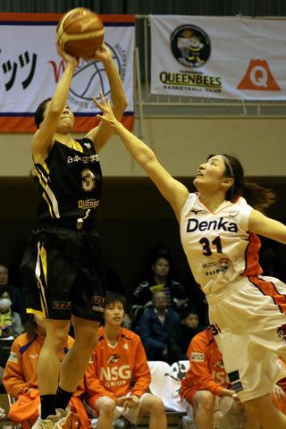 山梨クィーンビーズ見事連勝の様子の写真3