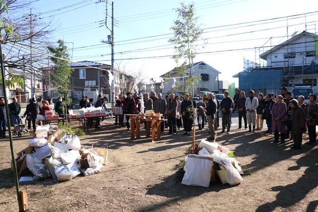 富竹新田1から4区ドンド焼き