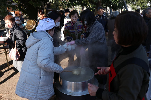 富竹新田1から4区ドンド焼き